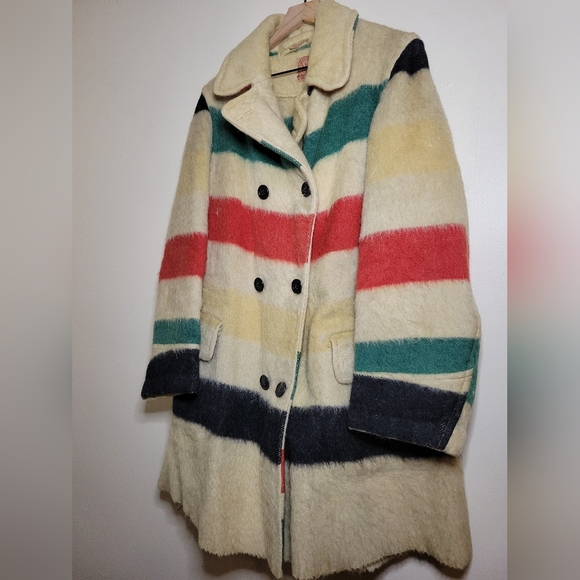vintage 1930s Hudsons bay company wool coat - Picture 2 of 8